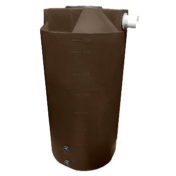 Bushman Rain Harvesting Storage Tank - 150 Gallon (Dark Brown) 1