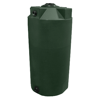 Bushman Vertical Water Storage Tank - 150 Gallon (Dark Green) 1