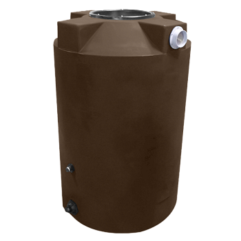 Bushman Rain Harvesting Storage Tank - 200 Gallon (Dark Brown) 1
