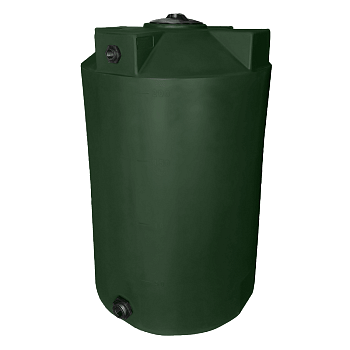 Bushman Vertical Water Storage Tank - 200 Gallon (Dark Green) 1