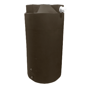 Bushman Rain Harvesting Storage Tank - 250 Gallon (Dark Brown) 1