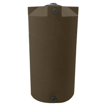Bushman Vertical Water Storage Tank - 250 Gallon (Dark Brown) 1
