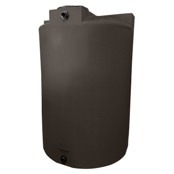 Bushman Vertical Water Storage Tank - 1150 Gallon (Dark Brown) 1