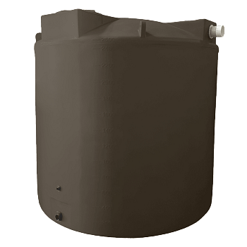 Bushman Rain Harvesting Storage Tank - 2500 Gallon (Dark Brown) 1