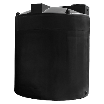 Bushman Vertical Water Storage Tank - 3000 Gallon (Black) 1