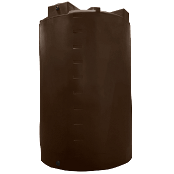 Bushman Vertical Water Storage Tank - 5000 Gallon (Dark Brown) 1