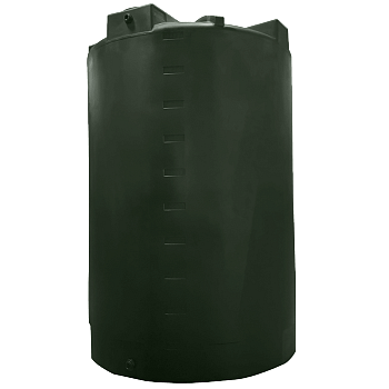 Bushman Vertical Water Storage Tank - 5000 Gallon (Dark Green) 1