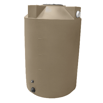 Bushman Rain Harvesting Storage Tank - 500 Gallon (Mocha Brown) 1