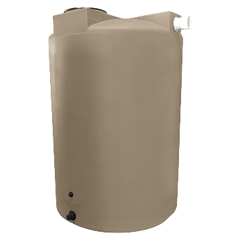Bushman Rain Harvesting Storage Tank - 1150 Gallon (Mocha Brown) 1