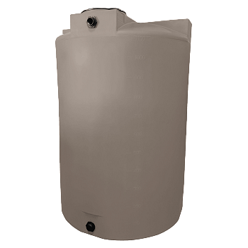 Bushman Vertical Water Storage Tank - 1150 Gallon (Mocha Brown) 1