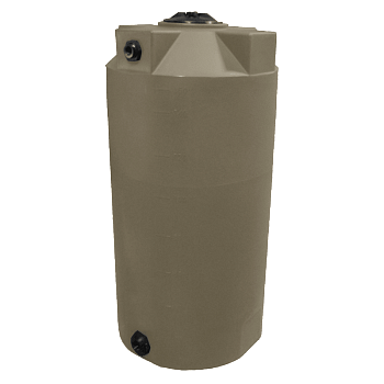 Bushman Vertical Water Storage Tank - 150 Gallon (Mocha Brown) 1