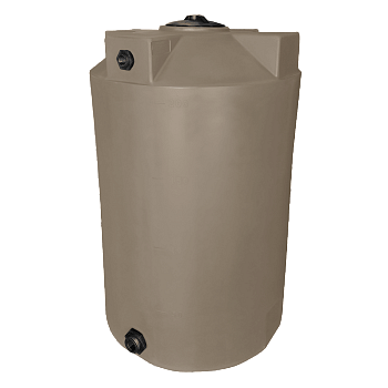 Bushman Vertical Water Storage Tank - 200 Gallon (Mocha Brown) 1
