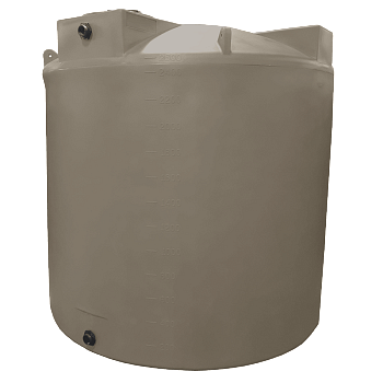 Bushman Vertical Water Storage Tank - 2500 Gallon (Mocha Brown) 1