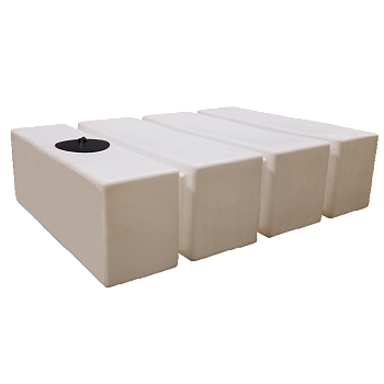 Bushman Rectangle Water Storage Tank - 500 Gallon 1