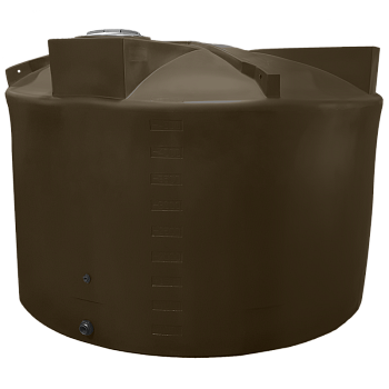 Bushman Rain Harvesting Storage Tank (Short) - 5000 Gallon (Dark Brown) 1