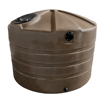 Bushman Rainwater Tank - 730 Gallon (Dark Brown) 1