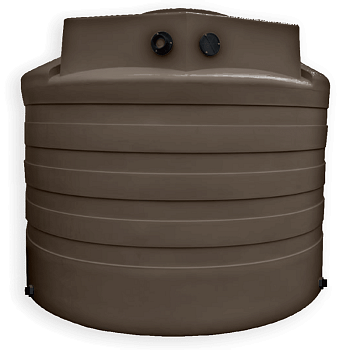Bushman Rainwater Tank - 2650 Gallon (Dark Brown) 1