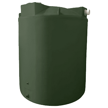 Bushman Rain Harvesting Storage Tank - 3000 Gallon (Dark Green) 1
