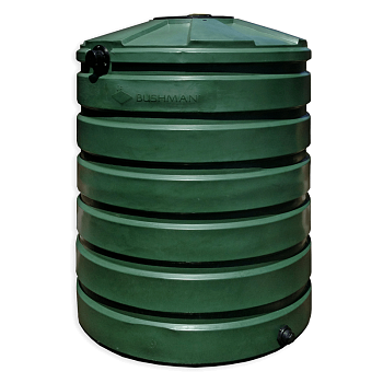 Bushman Rainwater Tank - 420 Gallon (Forest Green) 1