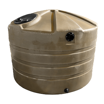 Bushman Rainwater Tank - 730 Gallon (Mocha Brown) 1