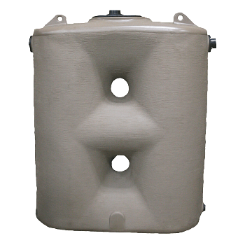 Bushman Slimline Rainwater Tank - 265 Gallon (Mocha Brown) 1