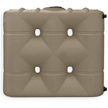 Bushman Slimline Water Tank - 530 Gallon (Mocha Brown) 1