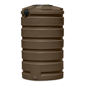 Bushman Rainwater Tank - 205 Gallon (Dark Brown) 1