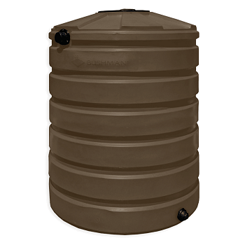 Bushman Rainwater Tank - 420 Gallon (Dark Brown) 1