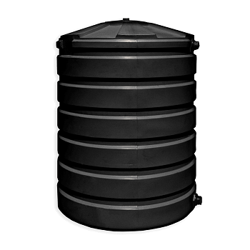 Bushman Water Storage Tank - 330 Gallon (Black) 1