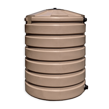 Bushman Water Storage Tank - 330 Gallon (Mocha Brown) 1