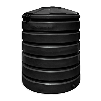 Bushman Rainwater Tank - 330 Gallon (Black) 1