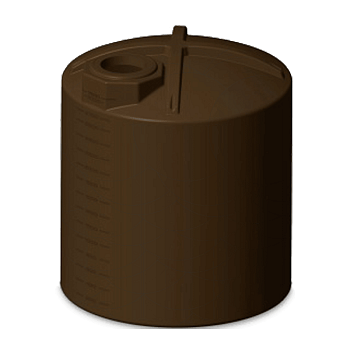 Bushman Vertical Water Storage Tank - 3000 Gallon (Dark Brown) 1