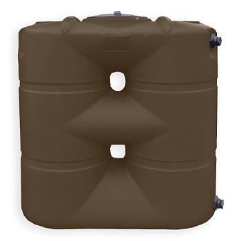 Bushman Slimline Water Tank - 265 Gallon (Dark Brown) 1