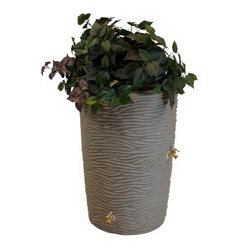 Bushman Impressions Palm Rain Barrel - 50 Gallon (Khaki) 1