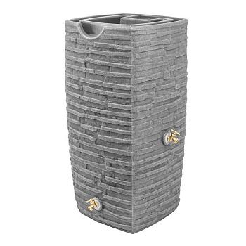 Bushman Impressions Riverwalk Rain Barrel - 50 Gallon (Dark Granite) 1