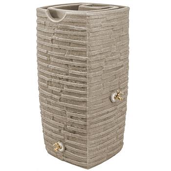 Bushman Impressions Riverwalk Rain Barrel - 50 Gallon (Sandstone) 1