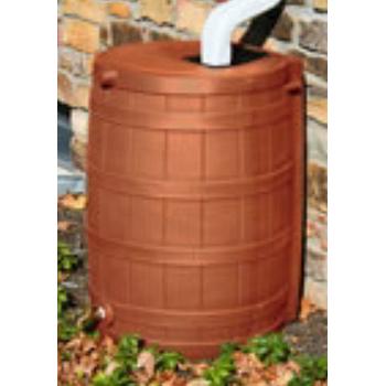 Bushman Rain Wizard Rain Barrel - 40 Gallon (Terra Cotta) 1