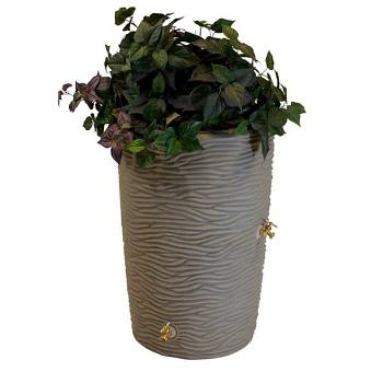 Bushman Impressions Palm Rain Barrel - 50 Gallon (Dark Granite) 1