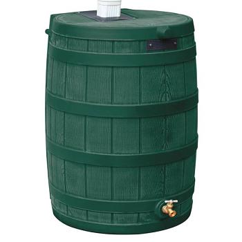 Bushman Rain Wizard Rain Barrel - 50 Gallon (Green) 1