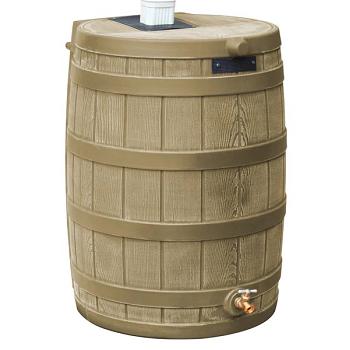 Bushman Rain Wizard Rain Barrel - 50 Gallon (Khaki) 1