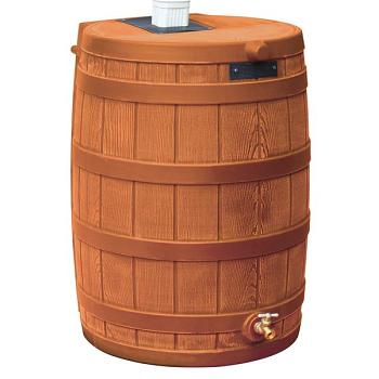 Bushman Rain Wizard Rain Barrel - 50 Gallon (Terra Cotta) 1