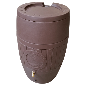 Bushman Spruce Creek Rainsaver Rain Barrel - 54 Gallon (Antique Brown) 1