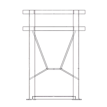 Chemtainer Cone Bottom Tank Stand (For 195 Gallon Tank) 1