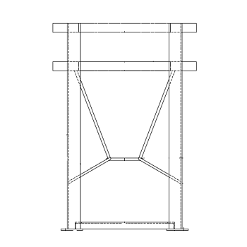 Chemtainer Cone Bottom Tank Stand (For 195 Gallon Tank) 1