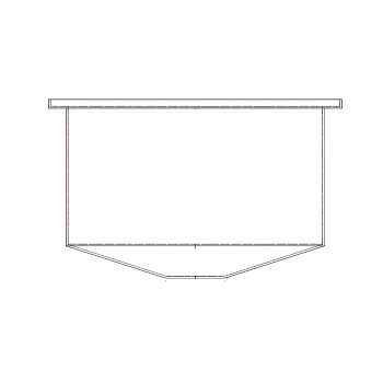 Chemtainer Open Top Cone Bottom Tank  - 125 Gallon 1
