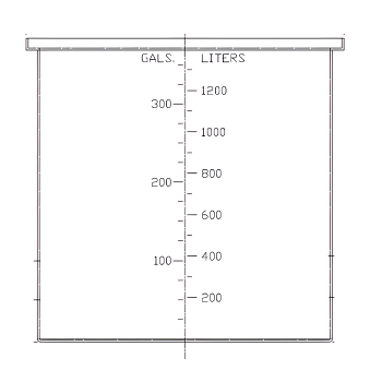 Chemtainer Open Top Tank - 48\" Diameter x 48\" High - 360 Gallon 1