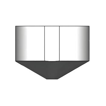 Custom Roto-Molding 45 Gallon Open Top Cone Bottom Tank 1