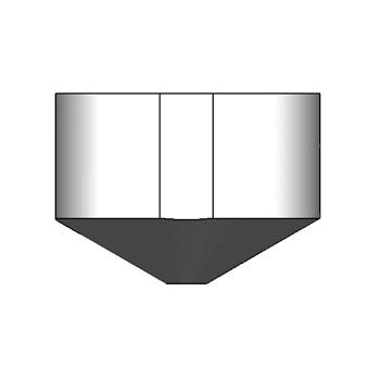 Custom Roto-Molding 45 Gallon Open Top Cone Bottom Tank 1