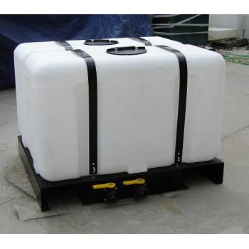 Custom Roto-Molding 100 Gallon Rectangular Double Skid Tank 1