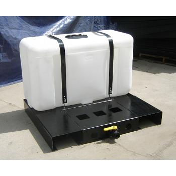 Custom Roto-Molding 100 Gallon Rectangular Extended Skid Tank 1